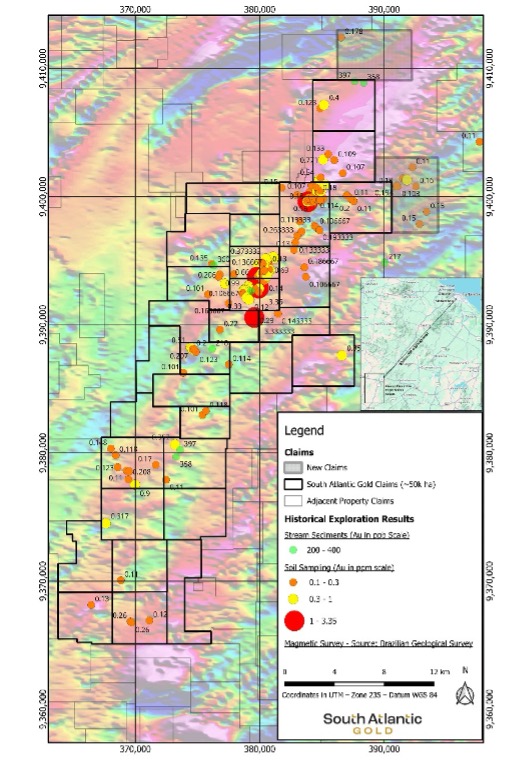 2025 Pedra Branca Claims Map